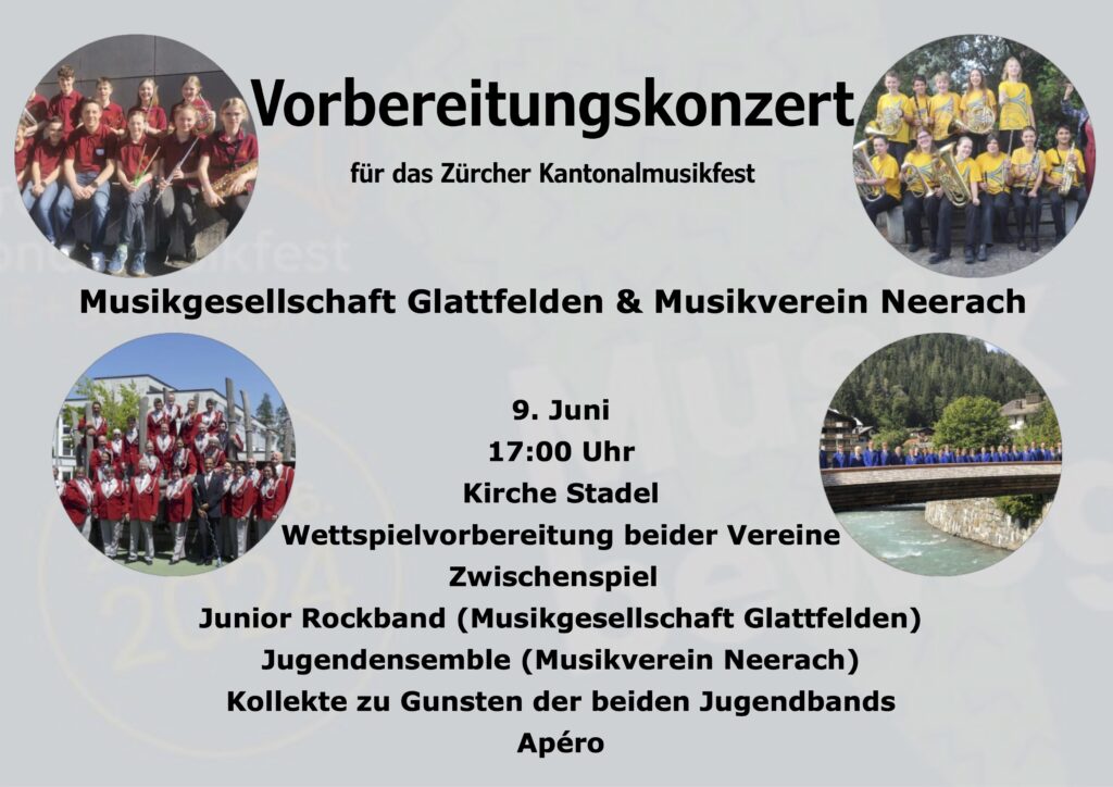 MG Glattfelden & MV Neerach  Vorbereitungskonzert zkmf2024