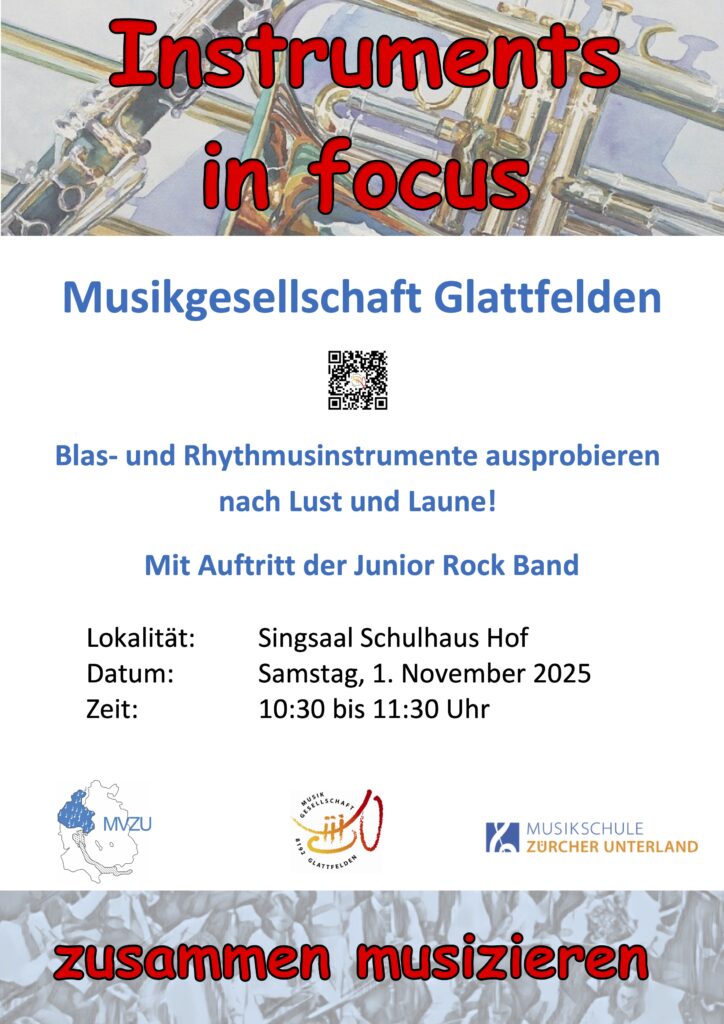 Musikgesellschaft Glattfelden Instrumentenvorstellung