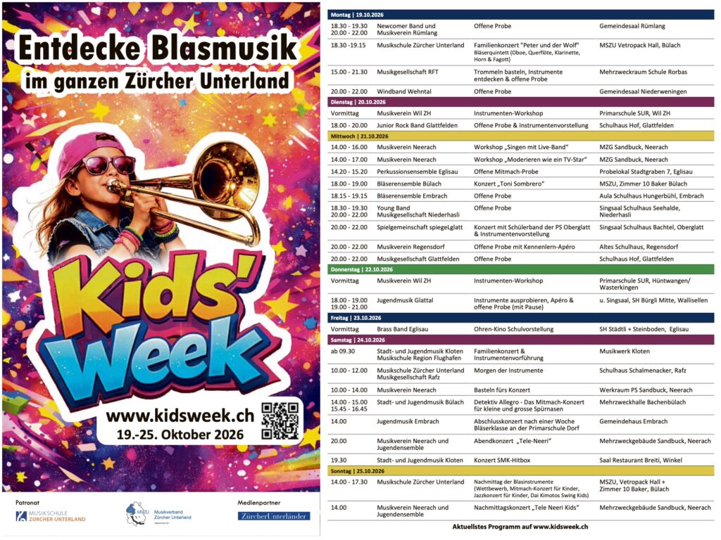 Kids-Week Projekte und Anlässe