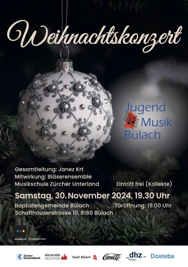 Jugendmusik Bülach  Weihnachtskonzert