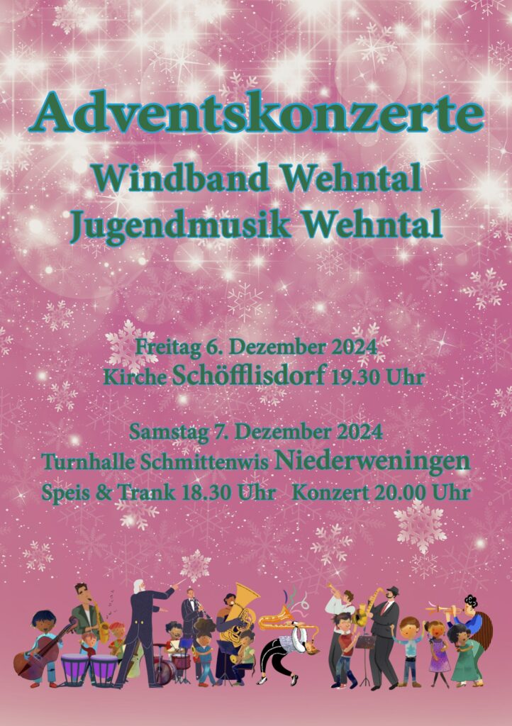 Windband Wehntal & Jugendmusik Wehntal   Adventskonzerte