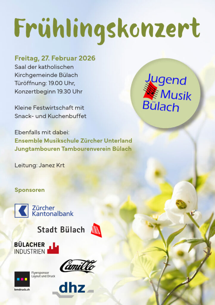 Jugendmusik Bülach > Frühlingskonzert 