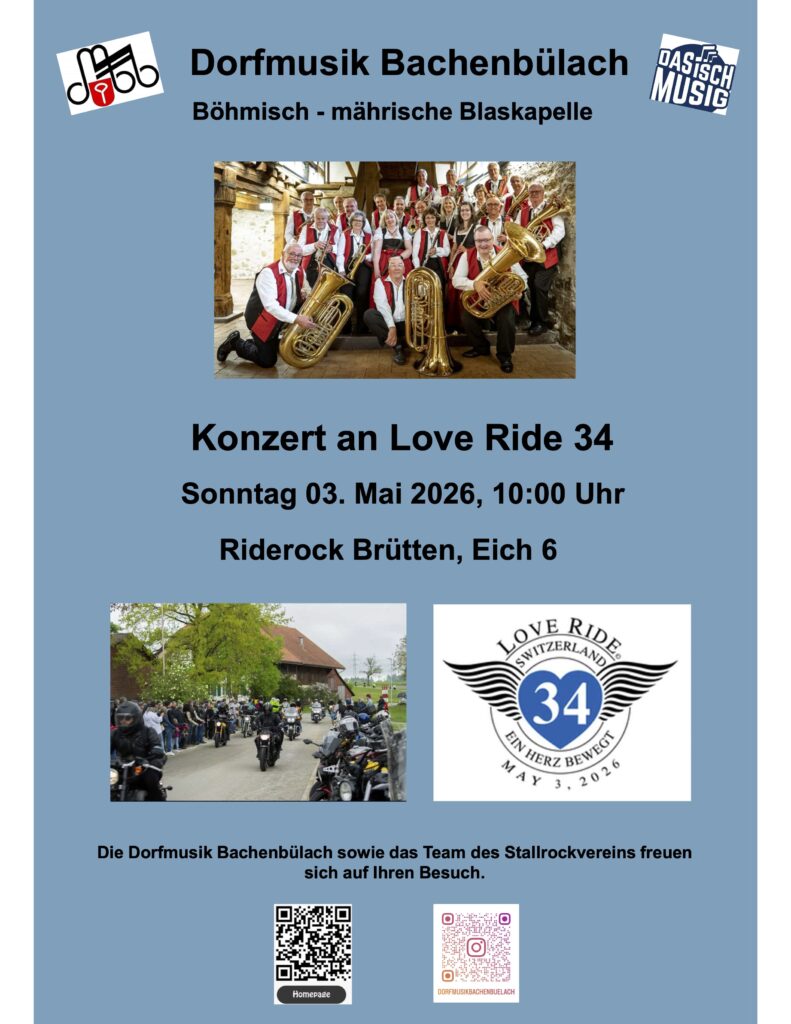 Dorfmusik Bachenbülach > Konzert an Love Ride 34 
