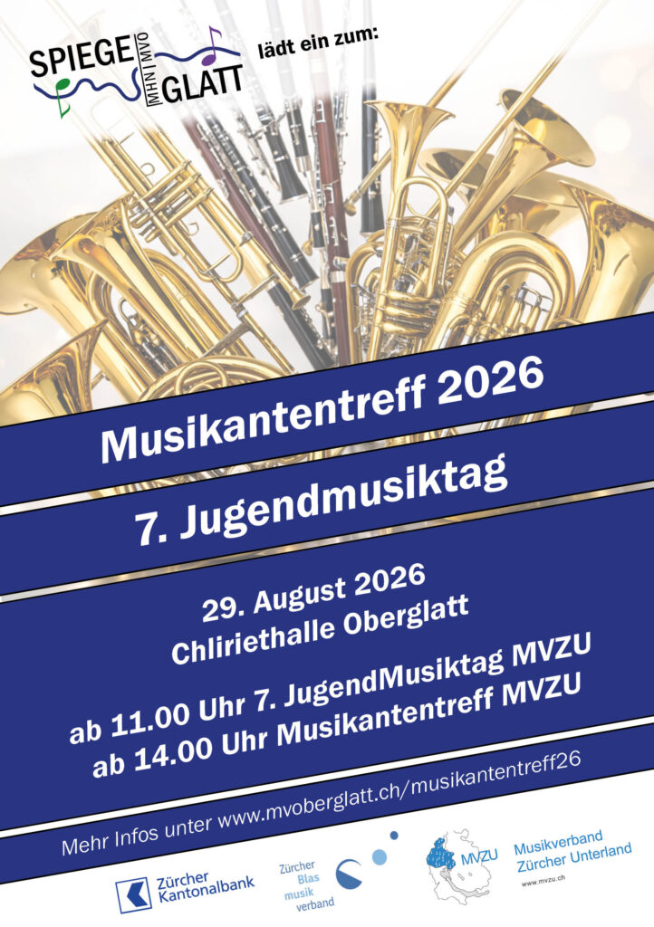 MV Oberglatt & MVH Niederglatt  > Musikantentreff 29. August 2026 in Oberglatt 