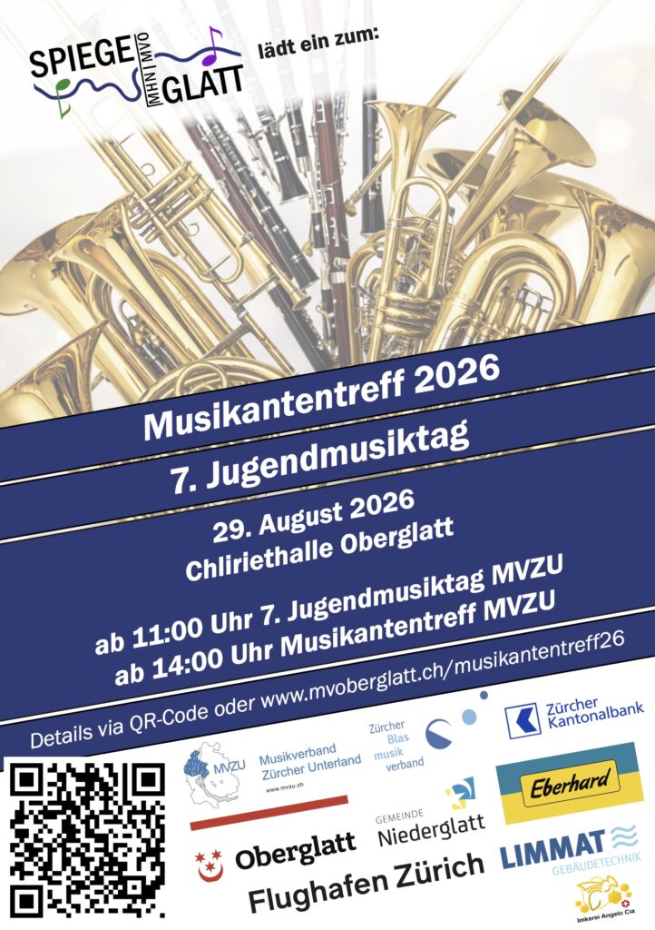 MV Oberglatt & MVH Niederglatt  > Musikantentreff 29. August 2026 in Oberglatt 